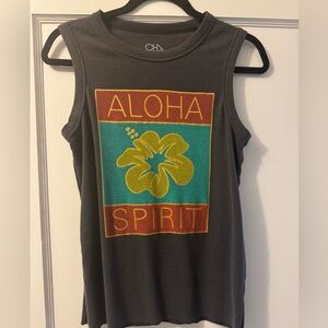 🌸 Aloha Spirit Anthropologie Tank